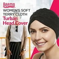 thumbnail image 3 of Hold'Eam Soft Terry Cloth Turban Head Cover Female - Off White (Adult), 3 of 3