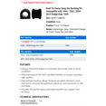 thumbnail image 2 of Front To Frame Sway Bar Bushing Kit - Compatible with 1994 - 2001, 2004 - 2010 Dodge Ram 1500 1995 1996 1997 1998 1999 2000 2005 2006 2007 2008 2009, 2 of 2