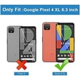 thumbnail image 2 of Google Pixel 4 XL Case with Wrist Strap, Classic PU Leather Wallet Case Slim Flip Folio with Card Holder,Kickstand Feature Magnet Closure Case Cover for Google Pixel 4 XL 6.3",Red, 2 of 13