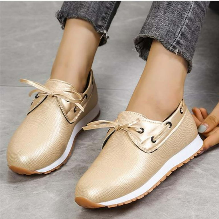 Gold workout shoes sales