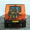 thumbnail image 6 of Rateoe Funny Sloths In The Forest Pattern Tire Cover Wheel Protectors Weatherproof Wheel Covers Universal Fit for Trailer Rv SUV Truck Camper Travel Trailers Accessories-17 inch, 6 of 6