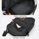 thumbnail image 5 of Mochila: Hombres y Mujeres, Bandolera/Crossbody/Chest Bag, Gran Capacidad para Comutar, Ciclismo al Aire Libre, Viajes, Negro, 5 of 6