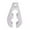 White, variant on yotijay Long Hose Clip Retainer Diving 2ND Stage Practical Wear Resistant Quick Release Red