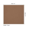thumbnail image 2 of Uxcell Origami Paper Double Sided for Art Craft Project Beginner 100 Sheets Brown 8x8 inch, 2 of 5