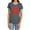 Charcoal, variant on Batman Hacked & Scratched Women's T Shirt, Navy, Medium