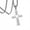 Silver Color, variant on Hot classic 14K Yellow Gold crystal cross pendant Necklace For Women high quality luxury Wedding party Jewelry gifts