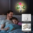 thumbnail image 6 of TaTaai 3Pcs Plug-in Night Light, LED Mushroom Night Light Wall Based Flower Lamp Energy Efficient Nightlight for Room, Bedroom, Lounge, Hallway and Stairs, 6 of 7
