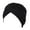 Black, variant on Womens Casual Head Hat Cap Headwear Turban Wrap Bonnet Hijab Snood Turban, Black