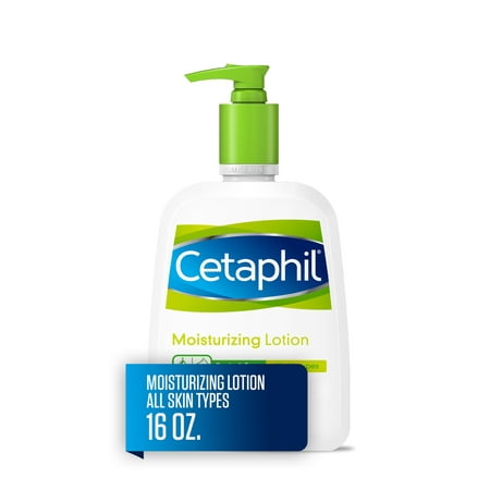 Cetaphil Moisturizing Lotion for All Skin Types, Fragrance-Free, 16 fl
