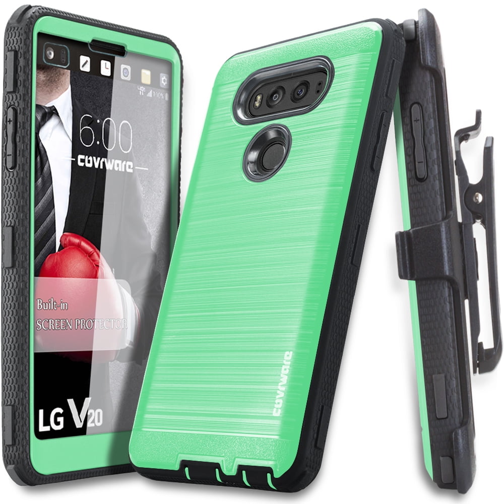 LG V20 Case, COVRWARE [IRON TANK] Builtin [Screen Protector] Heavy