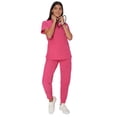 thumbnail image 5 of Hanes Womens Hanes Women's Scrubs V-Neck Scrub Top, Comfort Fit, 2 Pockets, Sizes S-3XL, 5 of 9