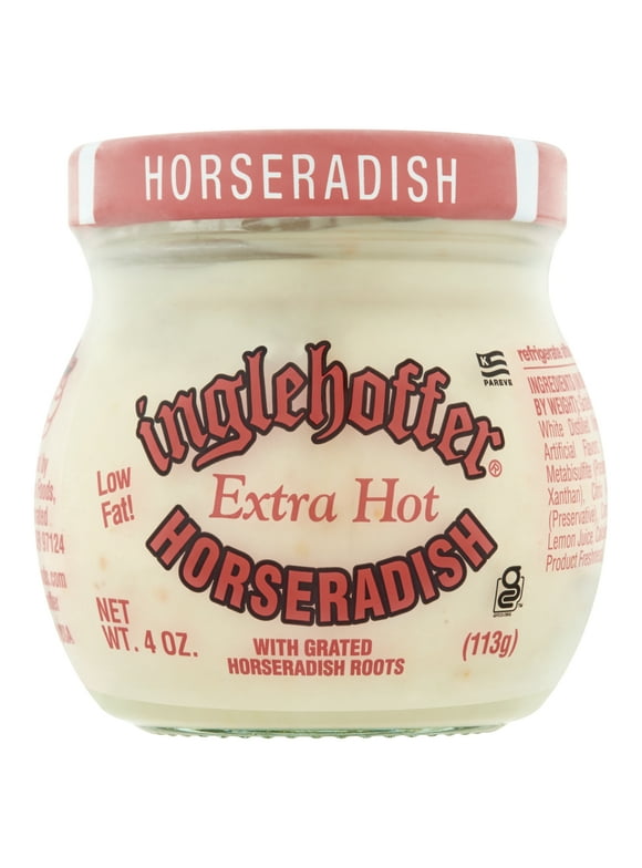 Inglehoffer Extra Hot Horseradish, 4 oz Jar