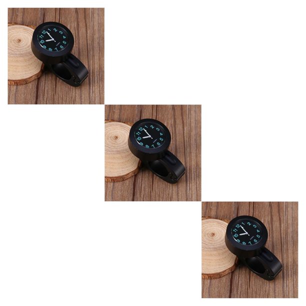 Scienceny Reloj con montaje en manillar Diseño de estilo de reloj resistente al desgaste Buena fijación Reloj ligero con brillo de manillar para Type1 NO1