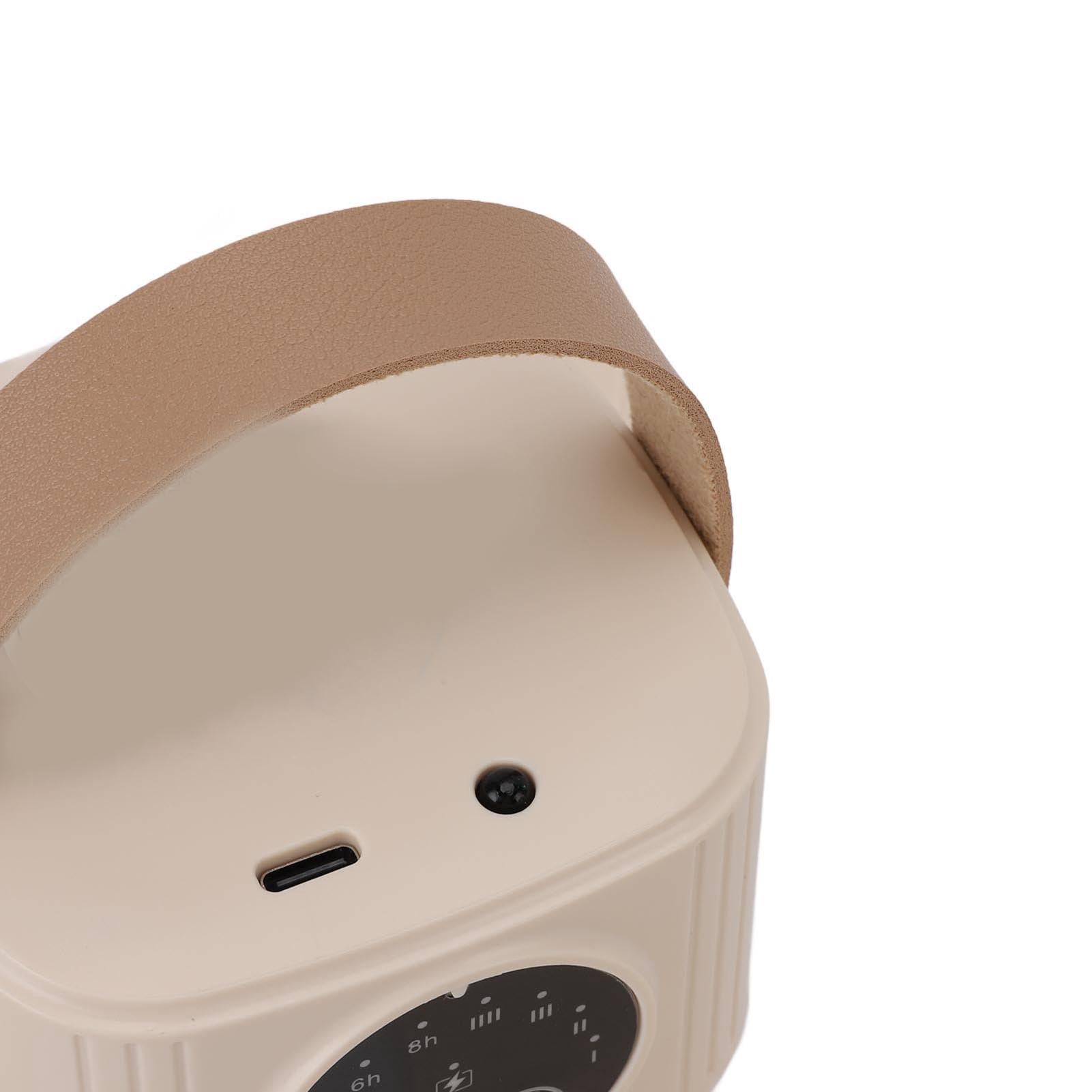 Riousery 3-Blade 7200mAh USB Powered Ceiling Fan with Light and Remote Control Beige (15 cm / 5.9 inches)