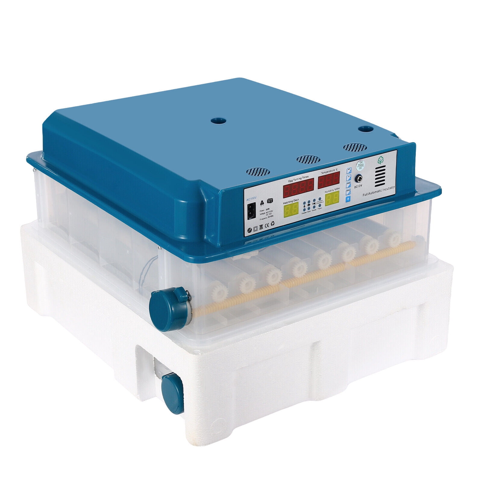 120 Egg Incubator Poultry Hatcher with Fully Automatic Egg Turning  for Chickens