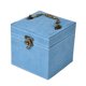 thumbnail image 5 of Caja de almacenamiento de joyería de multiusos Salvador organizador de exhibición de 3 capas Azul, 5 of 10