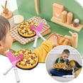 9 Piece Pizza Set For Kids Pizza Cutting Play Set Toy Kids Pizza With