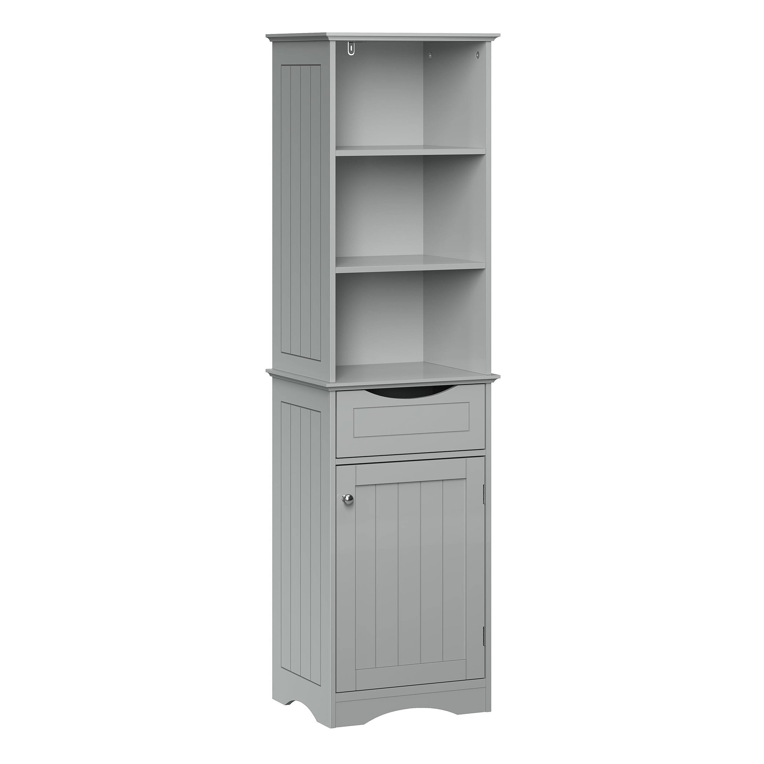 RiverRidge Ashland Collection Tall Cabinet Gray