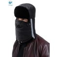 thumbnail image 2 of Deago Trooper Trapper Hat,Winter Ski Hat with Winter Ear Flap and Ski Windproof Mask (Gray), 2 of 8