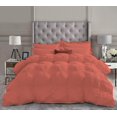 thumbnail image 2 of DNG Creations 5 Piece Luxury Pinch Pleated Comforter Set Premium 800 Thread Count 100% Egyptian Cotton-Full/Queen Size, Solid Brick Red Color, 2 of 3