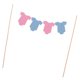 thumbnail image 5 of Baby Shower Ropa Para Pastel Topper Banner Cumpleaños Bautizo Decoración De, 5 of 8
