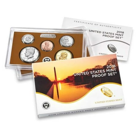 - 2018 Proof Set US Mint 10 Coin Original Government Packaging