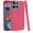 Hot Pink, variant on For Motorola Moto G 5G 2025 Hybrid Armor Shockproof, Durable Bumper Rubber Gummy Gel Slick Hard PC Silicone TPU Cover, XPM Phone Case [Red]