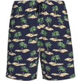 thumbnail image 2 of CROPD Mens Pajama Shorts Soft Lounge Bottoms Sleepwear Pj Pants With Pockets S-4XL, 2 of 9