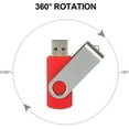 thumbnail image 4 of Paquete de 10 unidades flash USB 2.0, unidad de memoria USB, paquete a granel, memoria giratoria, almacenamiento plegable, unidad de salto, unidad Zip-buena, 4 of 5