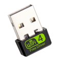 thumbnail image 1 of Controlador gratuito de 150 Mbps Adaptador inalámbrico USB Receptor WiFi Dongle Tarjeta de red, 1 of 9