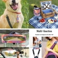 thumbnail image 4 of Yuyamidu Running Horse Car Interior Sets Car Front Back Seat Covers Steering Wheel Cover Seatbelt Shoulder Pad Trash Bin Rearview Mirror Cover Coasters Keychain Lipstick Holder 13pcs, 4 of 7