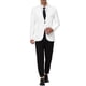 thumbnail image 2 of Abrigo Chic para Hombre Slim Fit Blazer de Una Sola Botón Formal 2XL Blanco, 2 of 7