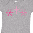 thumbnail image 4 of Inktastic Pink Snowflakes Boys or Girls Baby Bodysuit, 4 of 5