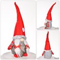 thumbnail image 5 of 2022 New Year Merry Christmas Pendant Faceless Santa Gray Gnome Plush Doll Ornament Xmas Tree Table Decoration Kids Toys Gift, 5 of 5