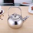 thumbnail image 5 of Fast Boil Stainless Steel Teapot Design With Dust Nozzle Cap For Storing Cold Or Hot Water,14cm,Silver, 5 of 5