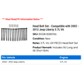 thumbnail image 2 of Head Bolt Set - Compatible with 2002 - 2012 Jeep Liberty 3.7L V6 2003 2004 2005 2006 2007 2008 2009 2010 2011, 2 of 2