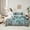 Cyan Gray White, variant on jejeloiu Cute Floral Blossom 7pcs Bedding Comforter Set,Old Wooden Plank Queen Bedding Sets,Country Farmhouse Lodge Queen Sheet Sets For Adults,Breathable Home Decor Reversible