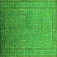 thumbnail image 1 of Ahgly Company Indoor Square Oriental Green Industrial Area Rugs, 7' Square, 1 of 4