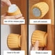 thumbnail image 4 of Kenally 2 piezas de cabecero de cama, herramienta antivibración, adhesivo ajustable portátil, tapón de cama de alta resistencia, fijador de Herramientas y ferretería Amarillo Largo, 4 of 6