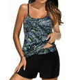 thumbnail image 1 of Plus Size Bathing Suit For Women Floral Tankini Swimsuits Bathing Suits Two Piece Tankini Tops Bikini Bottoms, 1 of 8