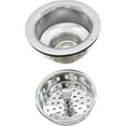thumbnail image 2 of Westbrass R214-05 3-1/2-Inch Post Style Kitchen Sink Basket Strainer, Polished Nickel, 2 of 6