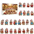 thumbnail image 2 of 2024 Christmas Advent Calendar Set 2D Holiday Ornaments Decorations Kit Festive Tree Countdown Home Seasonal Celebration, 2 of 7