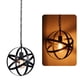 thumbnail image 5 of Lámpara colgante industrial enchufable Tomshine con forma de globo y base E26, estilo vintage esférico, 5 of 8