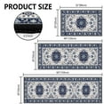 thumbnail image 2 of TECHVIDA Kitchen Rugs 3 Piece Set,Non Slip Machine Washable Kitchen Rug,Boho Vintage Abstract Kitchen Carpet for Hallway Rug, 2 of 9