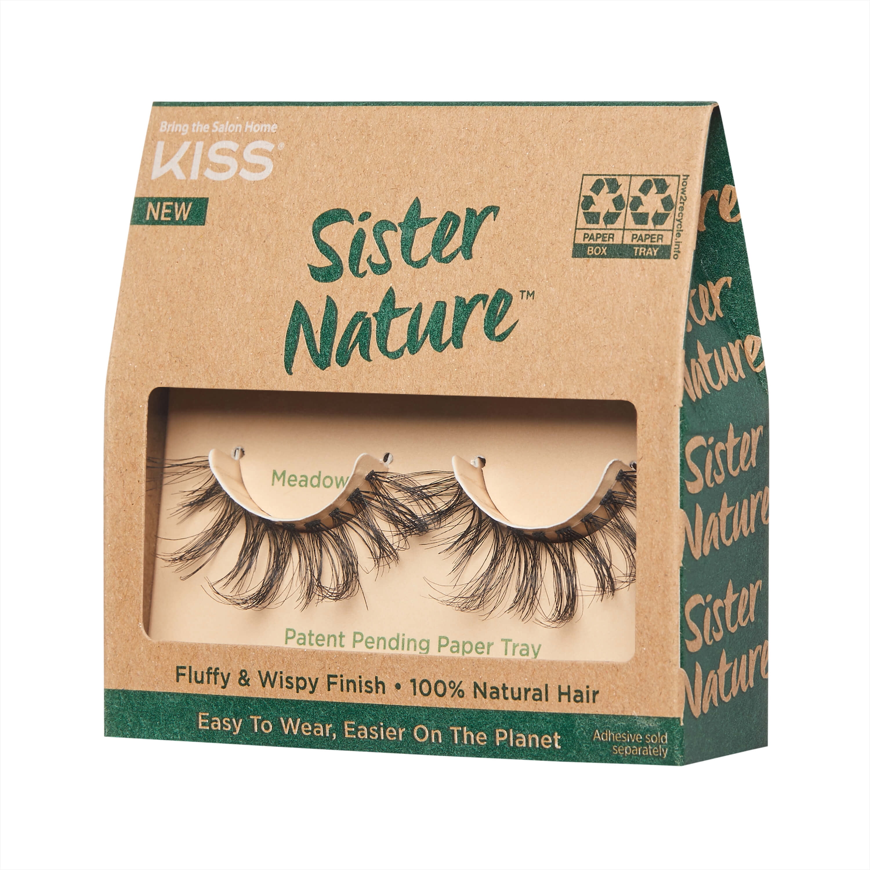 KISS Sister Nature False Eyelashes, ‘Meadow’, 1 Pair
