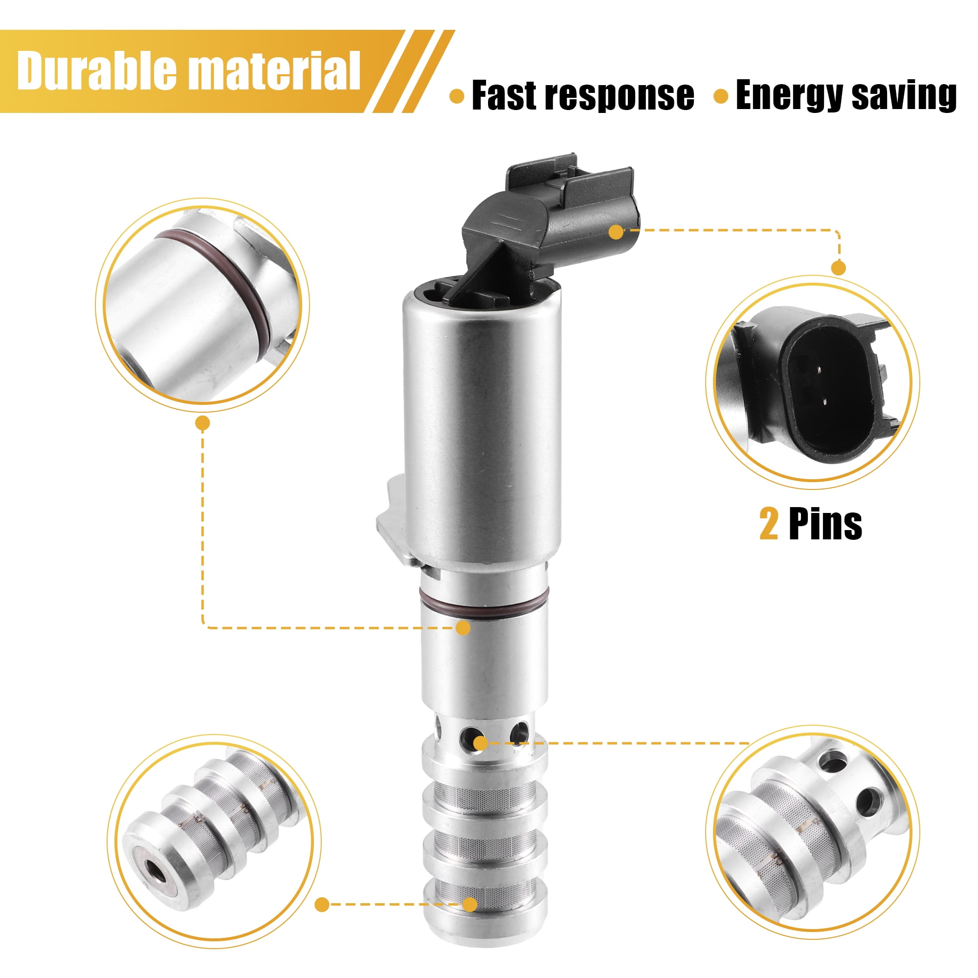 12615873 12602516 Variable Valve Timing Solenoid VVT Oil Control Valve for GMC Envoy 4.2L 2002-2009