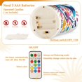 thumbnail image 5 of Yayeee Flameless Candles with Remote Flickering Battery Operated Multi Color Changing, Musical Pattern, 5 of 7