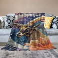 thumbnail image 2 of Orinice Capricorn Zodiac Wall Art Blanket Printed Throw Blanket for Kids Child Adults Soft Warm Flannel Blanket for Bed and Couch Bedroom Decor  40x50in, 2 of 6