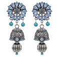 thumbnail image 4 of Nuevos pendientes bohemios con foto conmemorativa de turista femenina, pendientes exagerados de celebridades con temperamento de atmósfera salvaje, E-5756-RO, 4 of 5