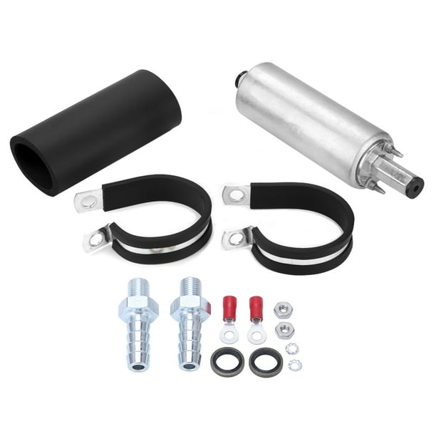 Inline Fuel Pump,Universal 255 LPH Inline External Fuel Pump Inline